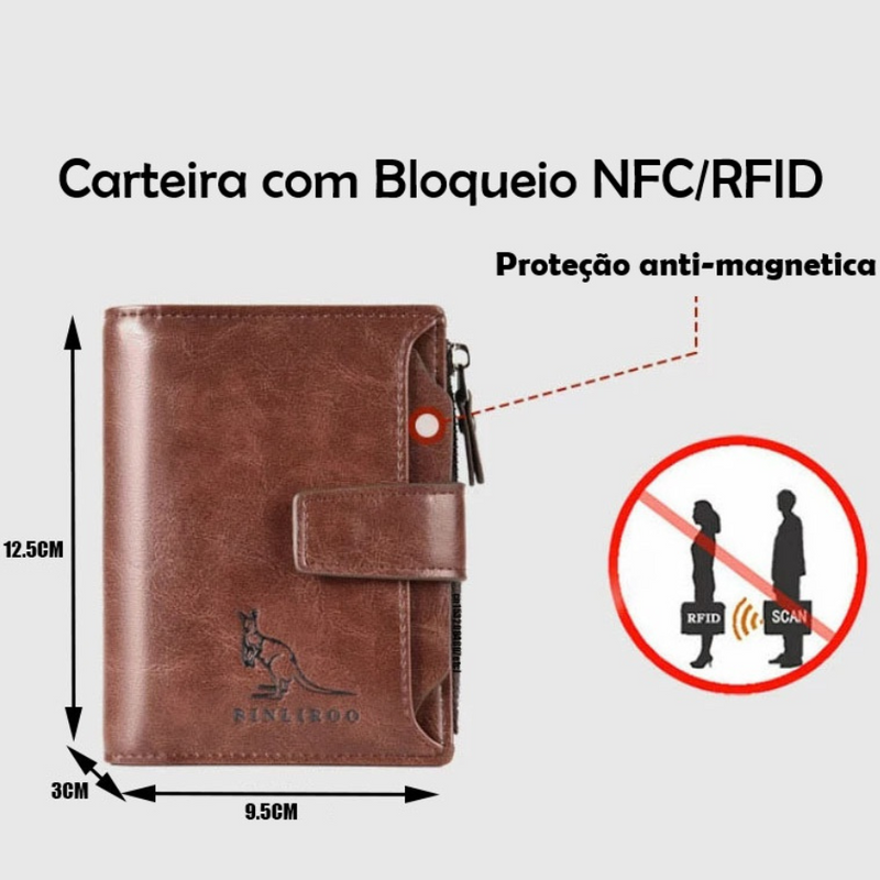 Carteira de Couro Kangoo