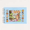 Kit Livro Colorir Bobbie Goods (Azul) + 24 Canetas 