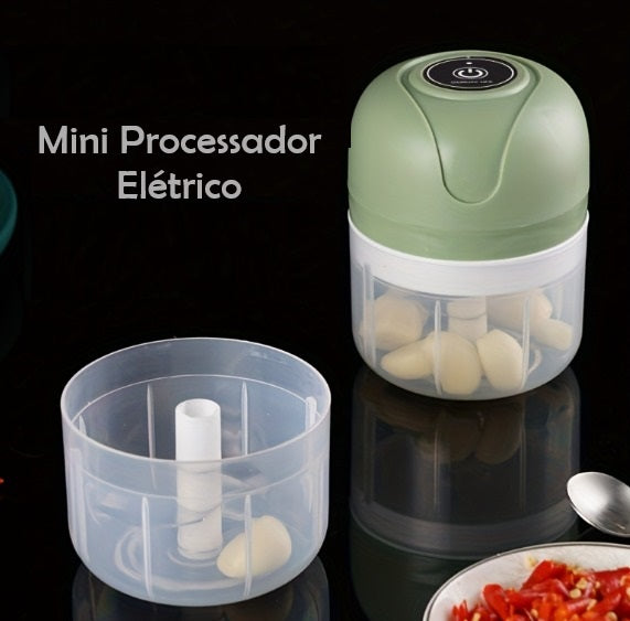 Mini Processador Elétrico de Alimentos