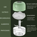 Mini Processador Elétrico de Alimentos