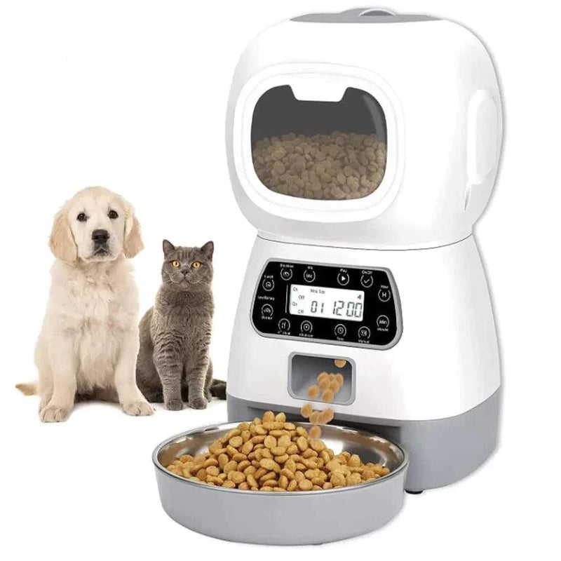 Alimentador Automático para Cães e Gatos - Dtudomais