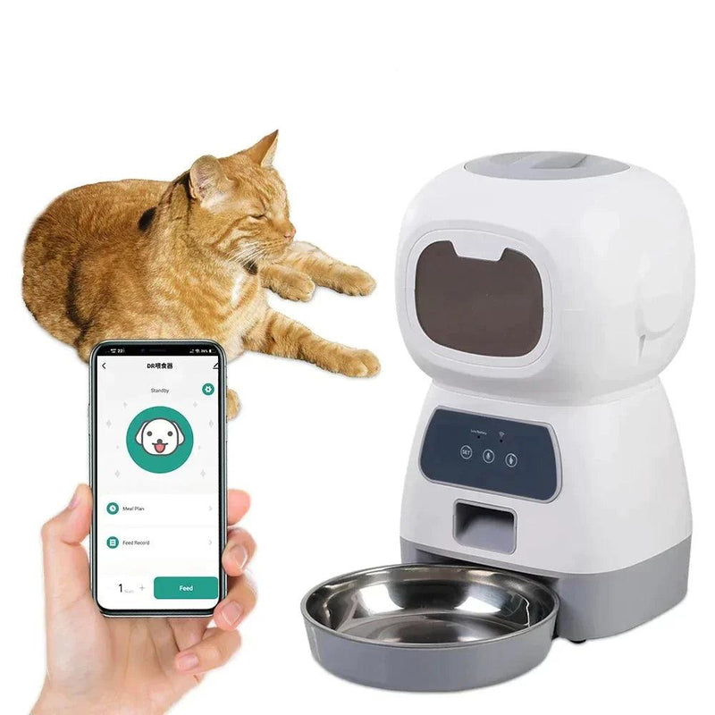 Alimentador Automático para Cães e Gatos - Dtudomais